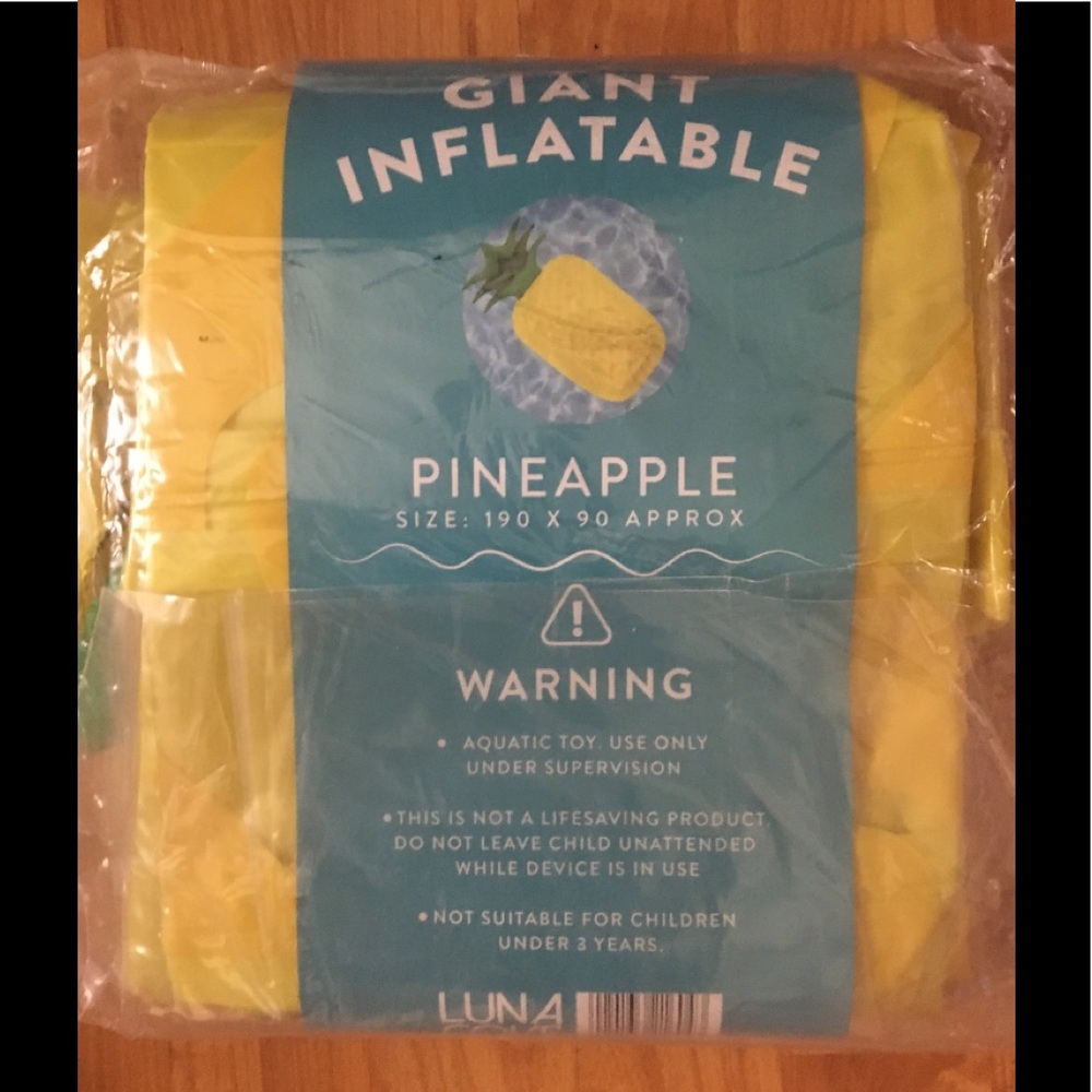 Giant pineapple float, 190x90